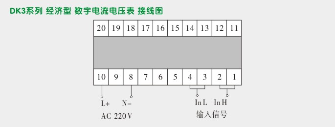 交流电压表,DK3数字电压表,电压表接线图
